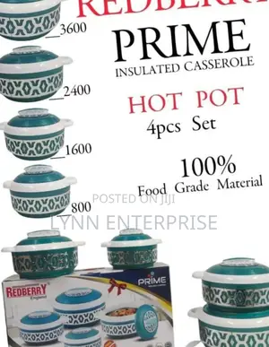 Redberry Premium Range Plastic Designer Hotpot