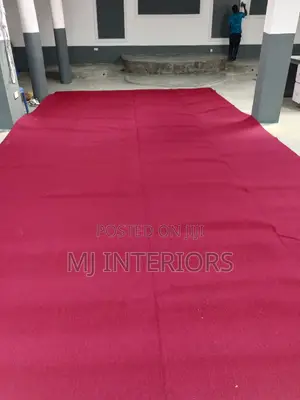 Soft Maroon Carpet for Church Altar Installation