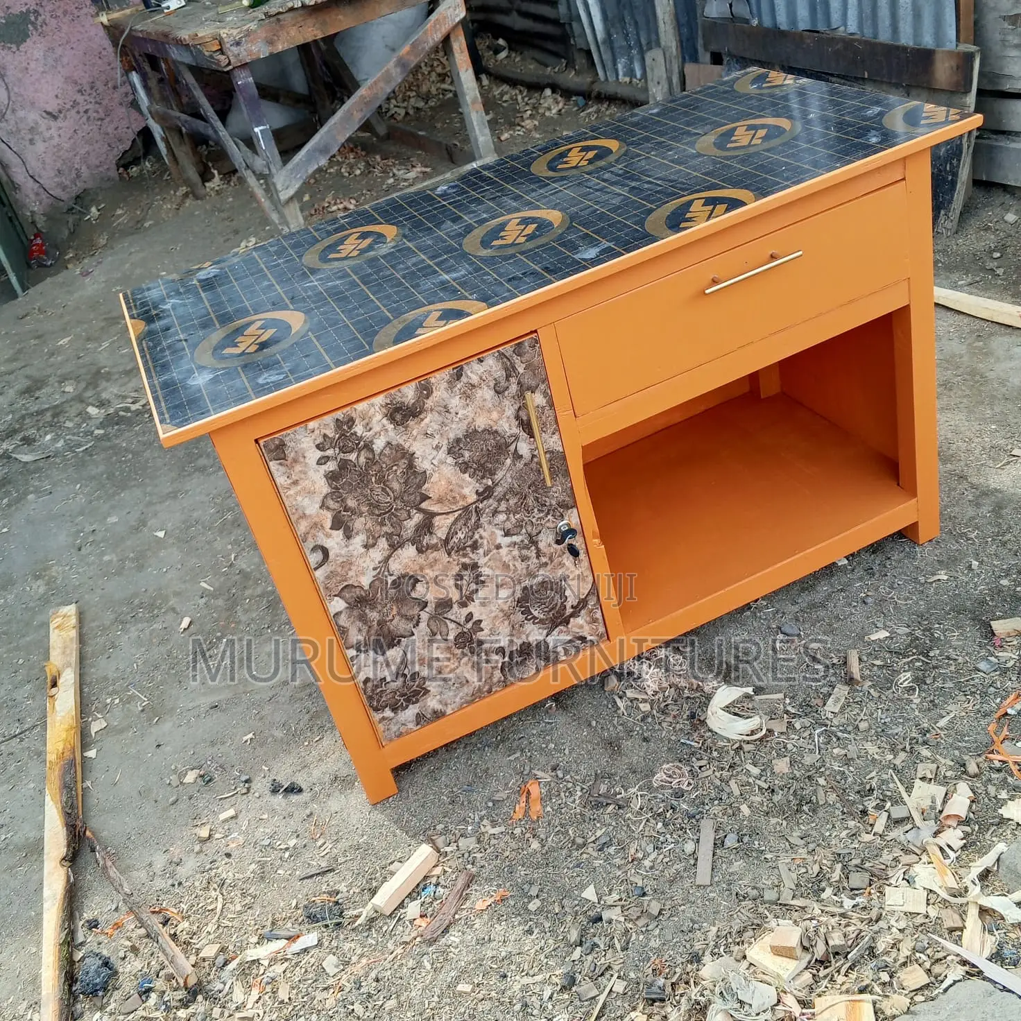 Brown Kitchen Cabinet