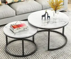 Coffee Table;Marble Top Round Coffee Table