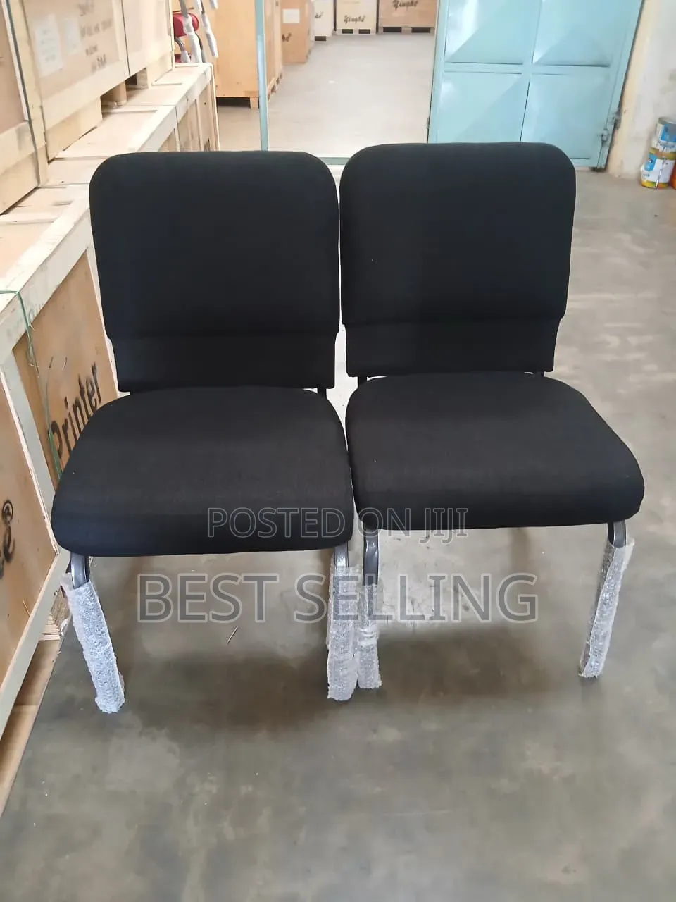 Dark Gray Heavy Duty Conference Chairs