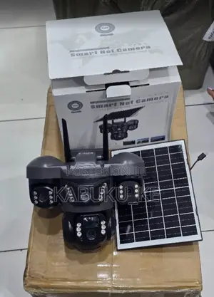 V380 3 Lens Solar Camera - 1080p Remote View