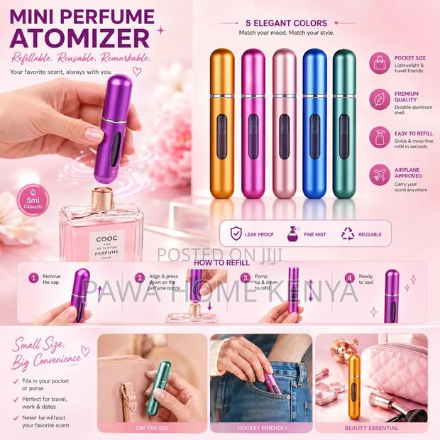 Travel Mini Cologne Perfume Spray Bottle