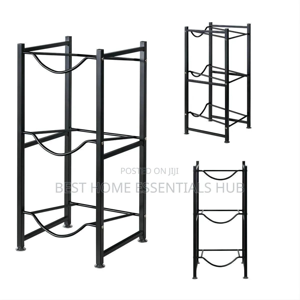 3 Tier Heavy Duty Water Bottle Holder Rack