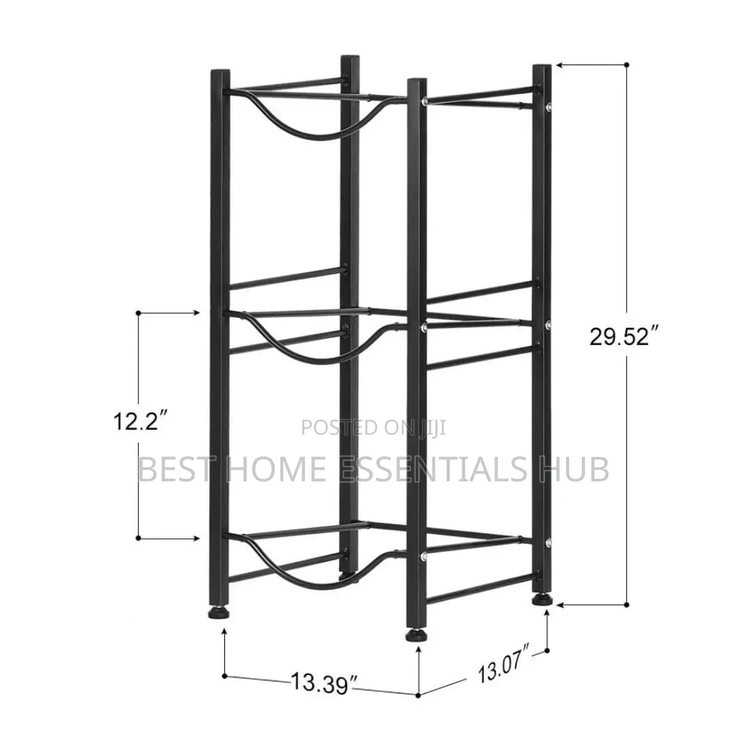 3 Tier Heavy Duty Water Bottle Holder Rack
