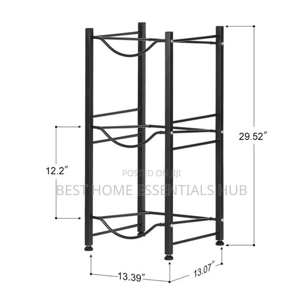 3 Tier Heavy Duty Water Bottle Holder Rack - thumbnail 4