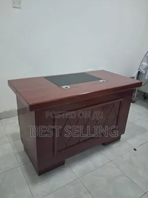Mahogany Rectangular Office Desk