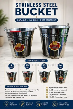 Stainless Steel Bucket