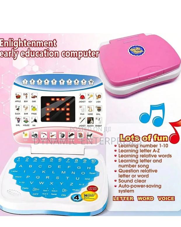 Early Education Kids Laptop
Colors: Pink, Blue
Size. 18cm