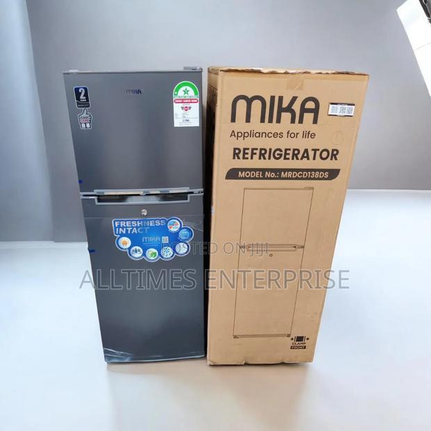 Mika 138 Litres Double Door Refrigerator
