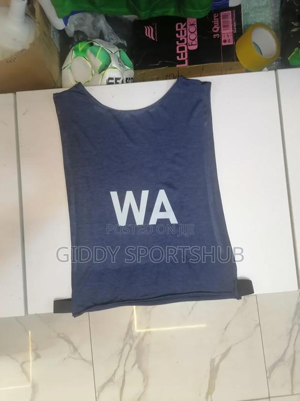 Dark Blue Color Netball Bibs - thumbnail 5
