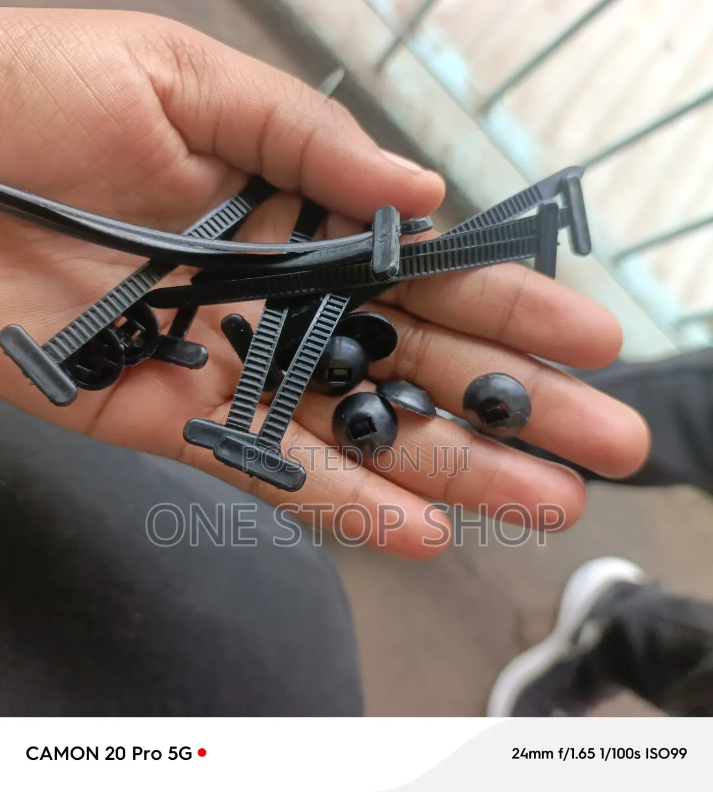 10pcs Pack Nylon Tie Buckles With Self Locking Design Like Fenders