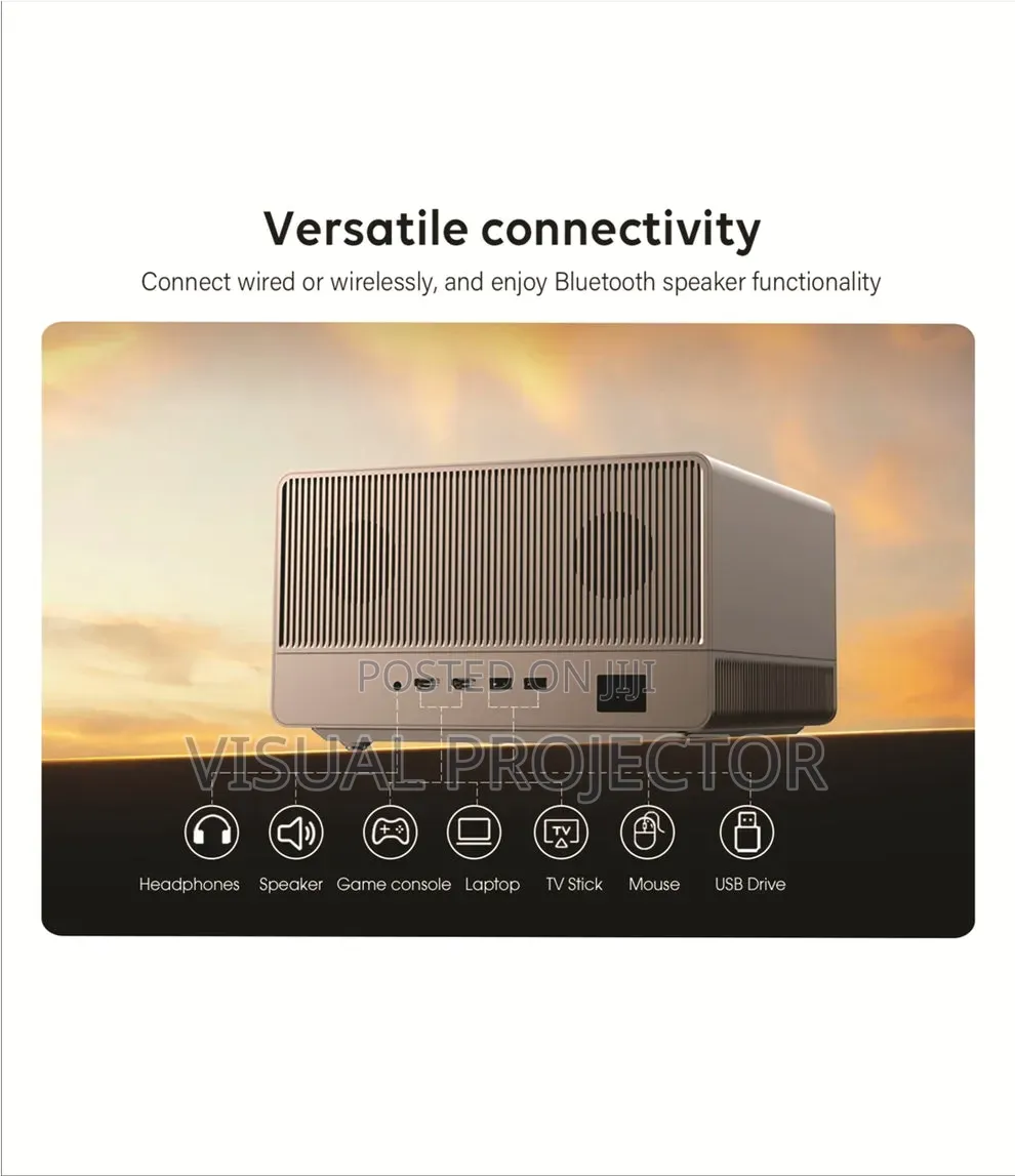 Borsso Atom 2.0, Native (3840*2160) Projector Google Tv