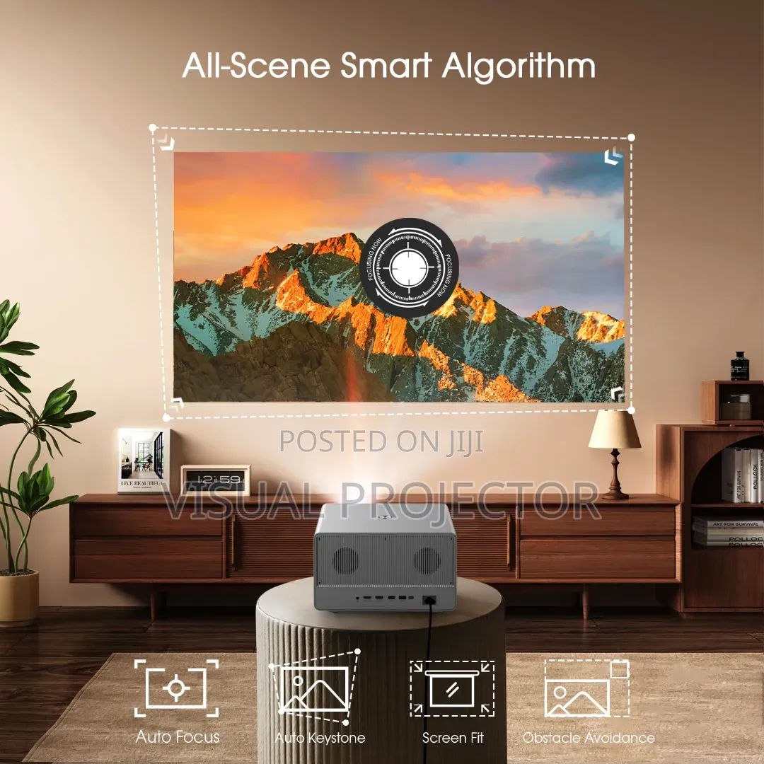 Borsso Atom 2.0, Native (3840*2160) Projector Google Tv