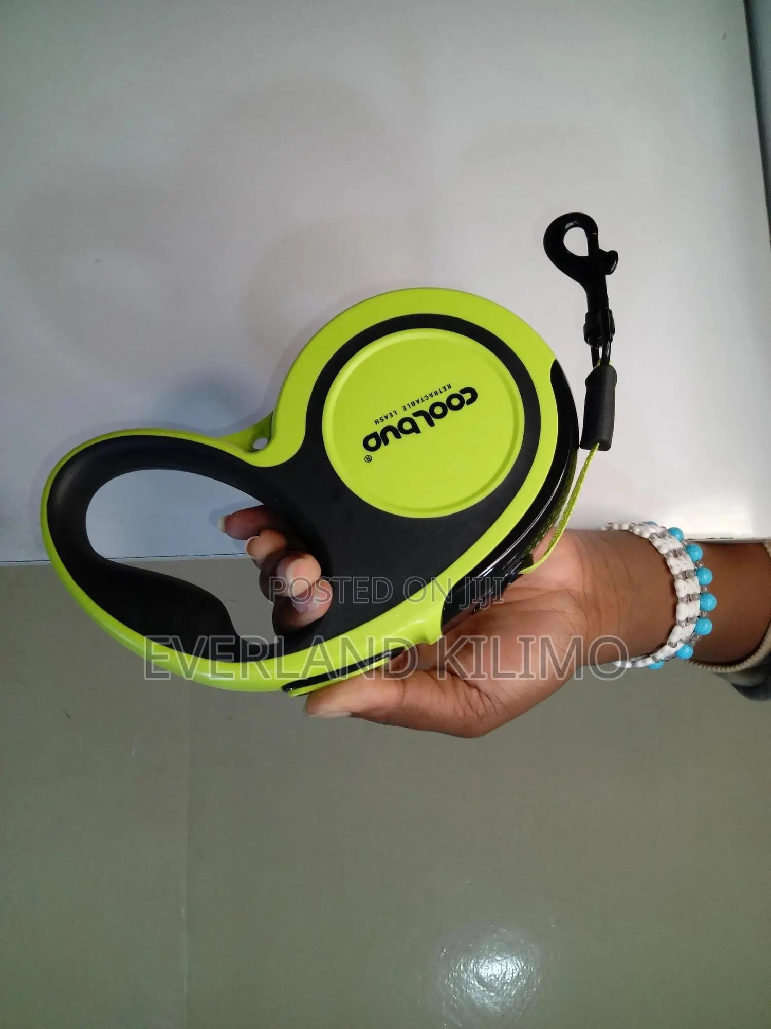 No Tangles Big Rectractable Dog Leash - Green