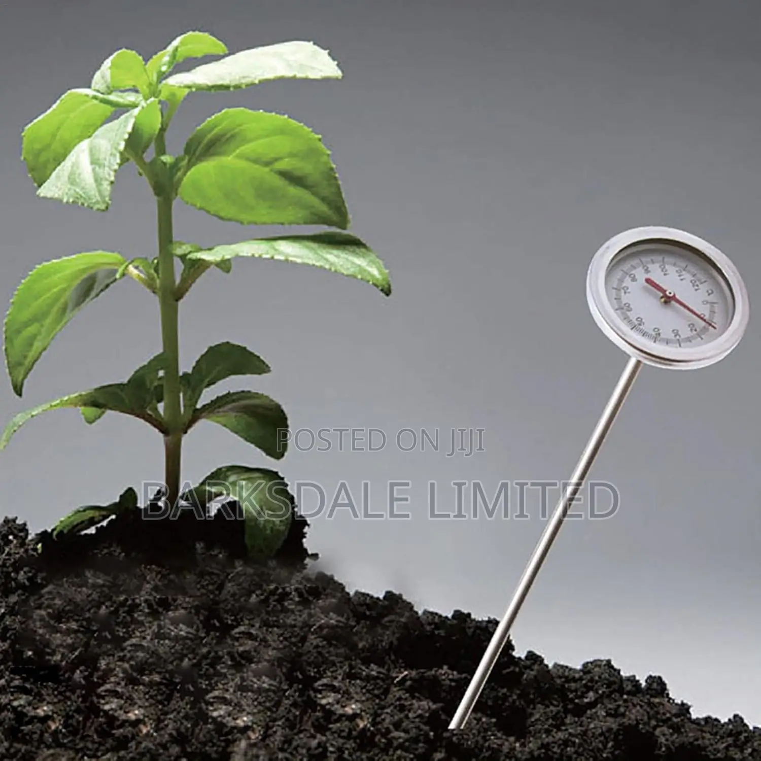 Bbq Thermometer 100cm Probe Meat Compost/Soil Stainless Steel Fast