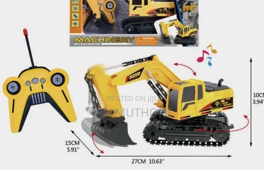 Machinery ‘ Remote-Control Excavator Toy