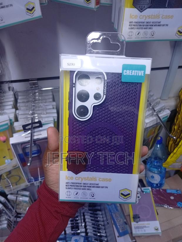 Creative Ice Crystals Case Packaged for the Samsung Galaxy S23 Ultra