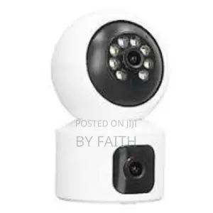 Dual Lens Smart Wifi Camera - PTZ + Fixed Lens 360°