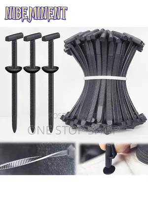 10pc Set Tie Wrap Button Fasteners for Automotive Repair