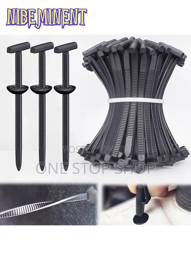 10pc Set Tie Wrap Button Fasteners for Automotive Repair - main view