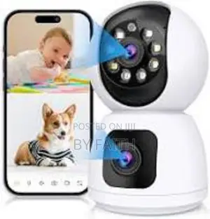 PTZ Wifi Camera Dual Lens - For Baby Monitor, Nanny Cam
