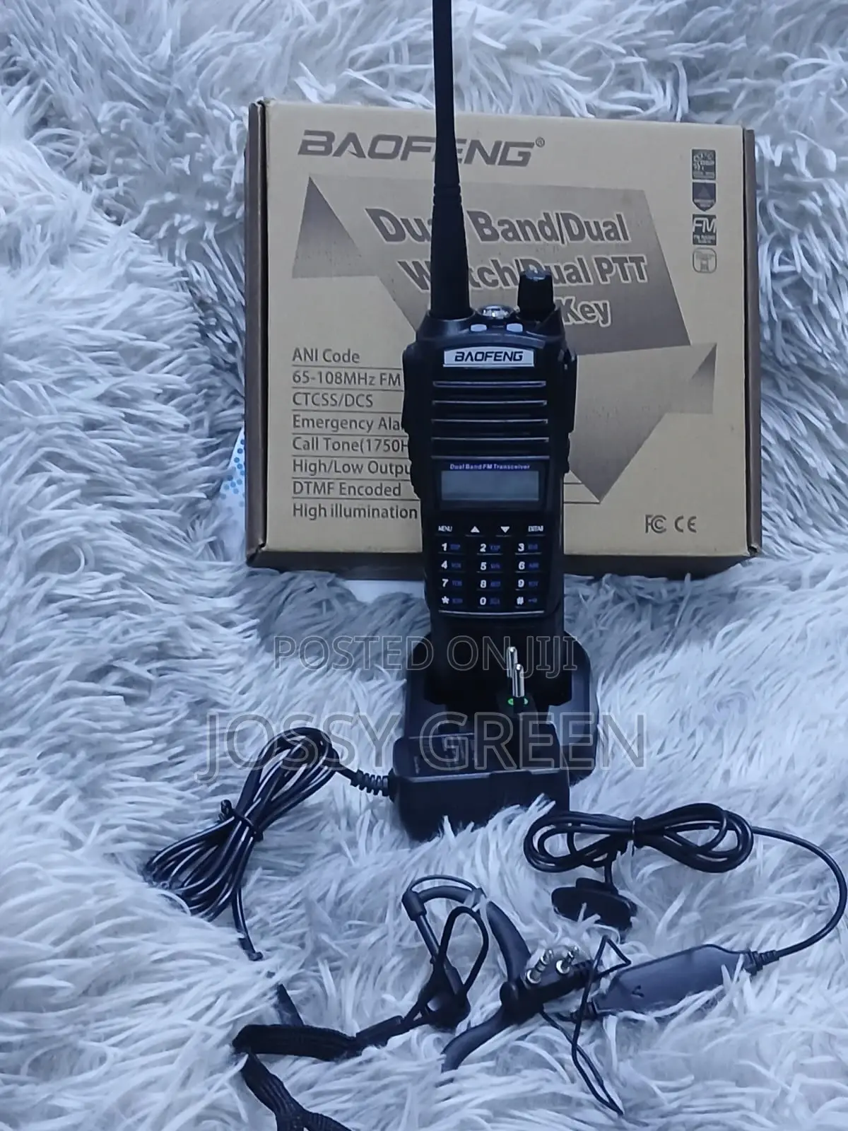 3800mah Capacity Walkie Talkie Uv82 10km Range