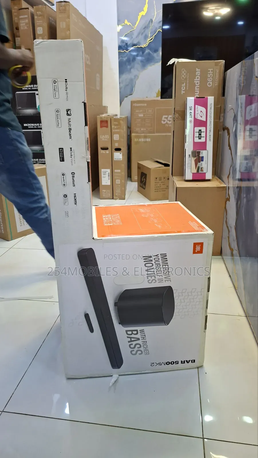 JBL Bar 500mk2 750w 5.1‐Channel Dolby Atmos Soundbar System