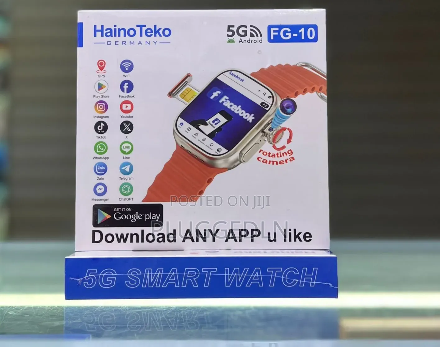 Hainoteko Fg-10 Smartwatch With Simcard Slot