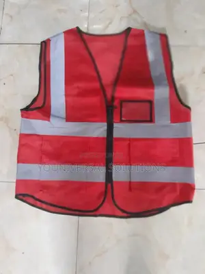 Reflectors Heavy Duty Reflective Jacket With Zip And Pockets