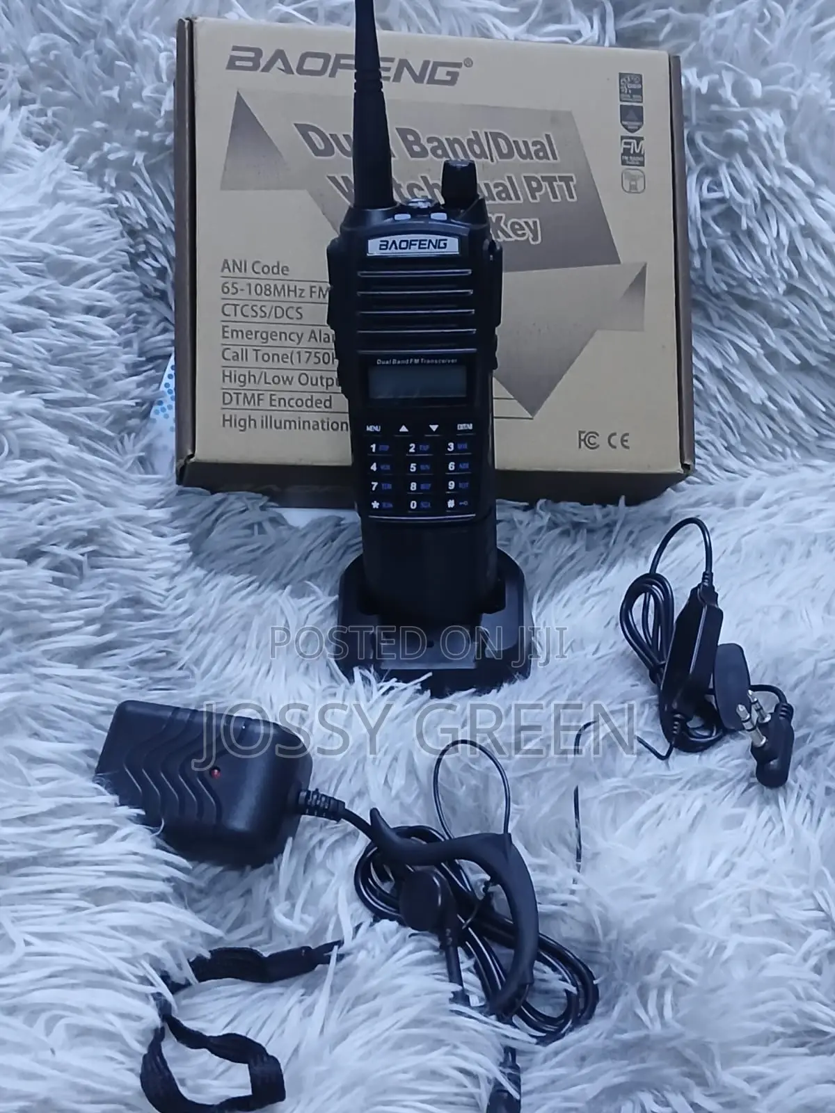 128 Channel Walkie Talkie 10km Uv82 Life Battery: 3800{Mah}\)