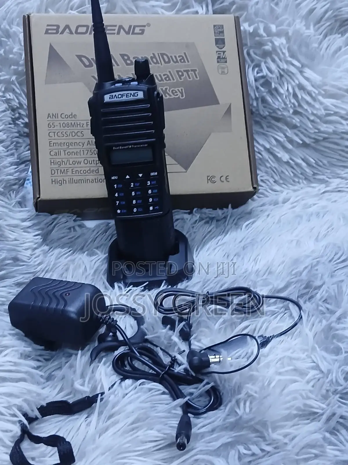 128 Channel Walkie Talkie 10km Uv82 Life Battery: 3800{Mah}\)