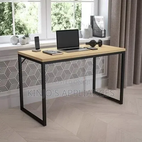 Olympus 1.2m Office Desk Workstation With Black Metal Frame