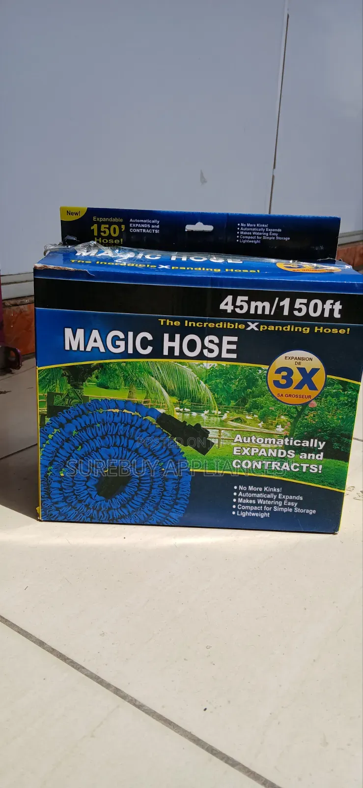 45m Expandable Magic Hose Pipe With Spray Gun