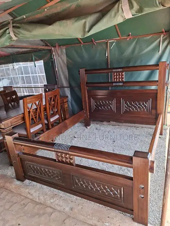 Mahogany Modern Bed