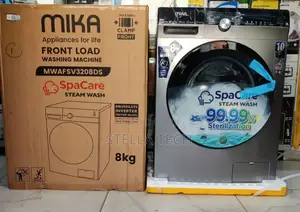 Mika Washing Machine, 8kg Wash and Spin , Inverter Motor, Front Load