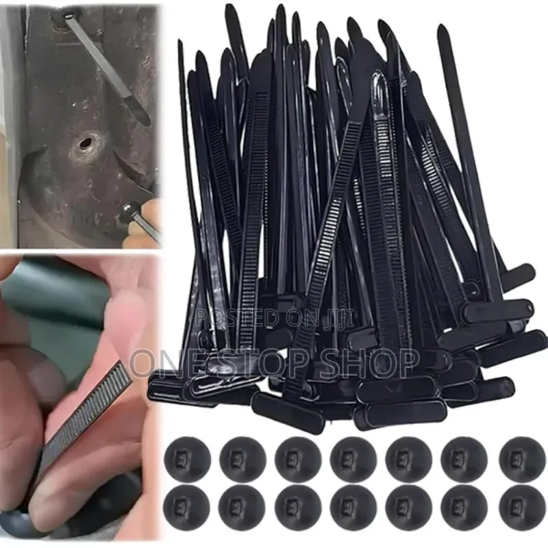 10pc Cable Tie Secures Bumpers,Fenders,Underbody Panels,Engine Guard