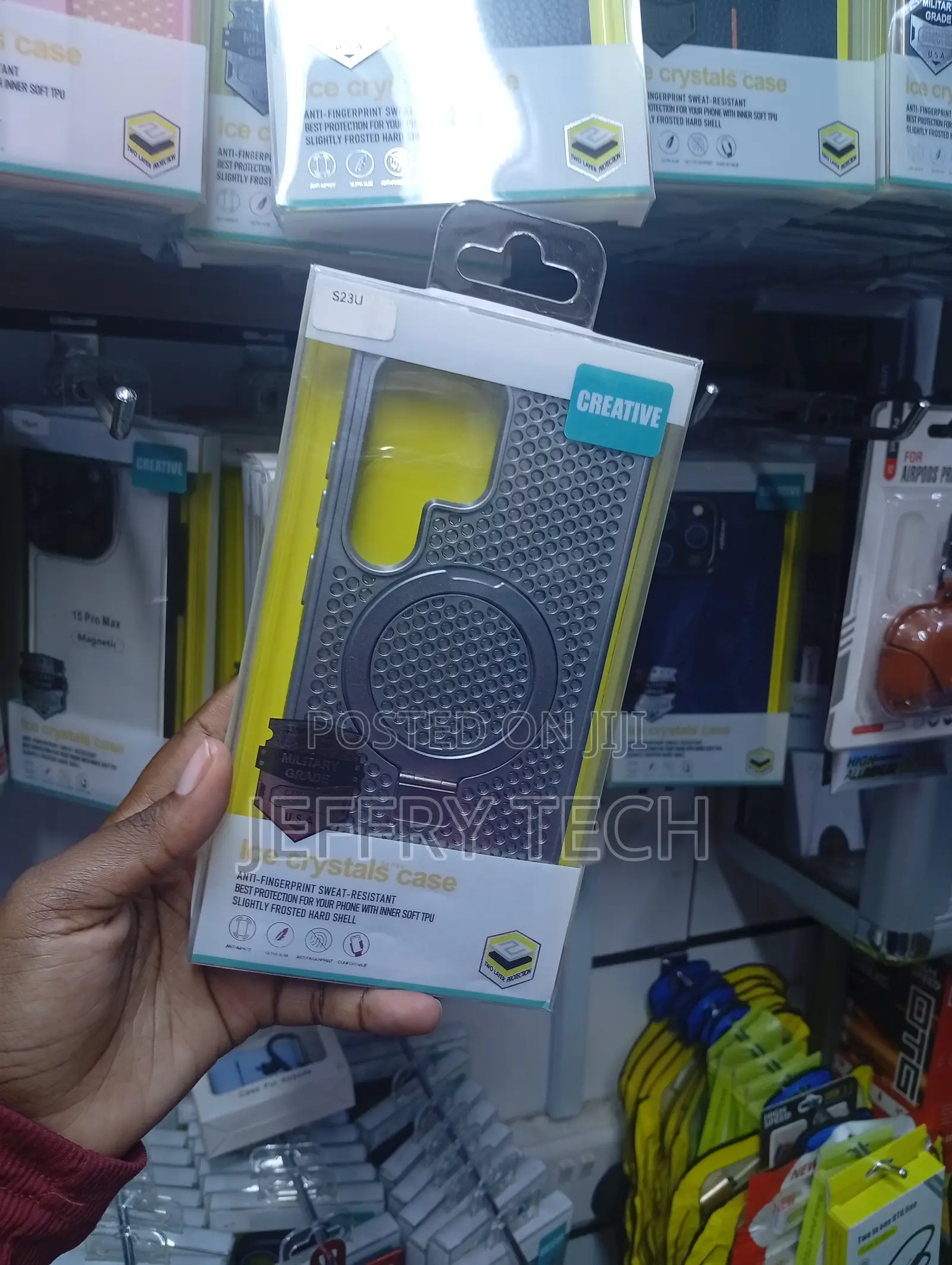 Samsung Galaxy S24 Ultra Case With a Heat Dissipation Mesh Design