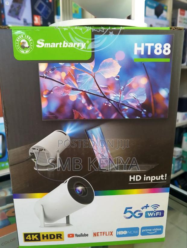 Smartberry Ht88 Ultra Hd Portable Projector With Wifi
