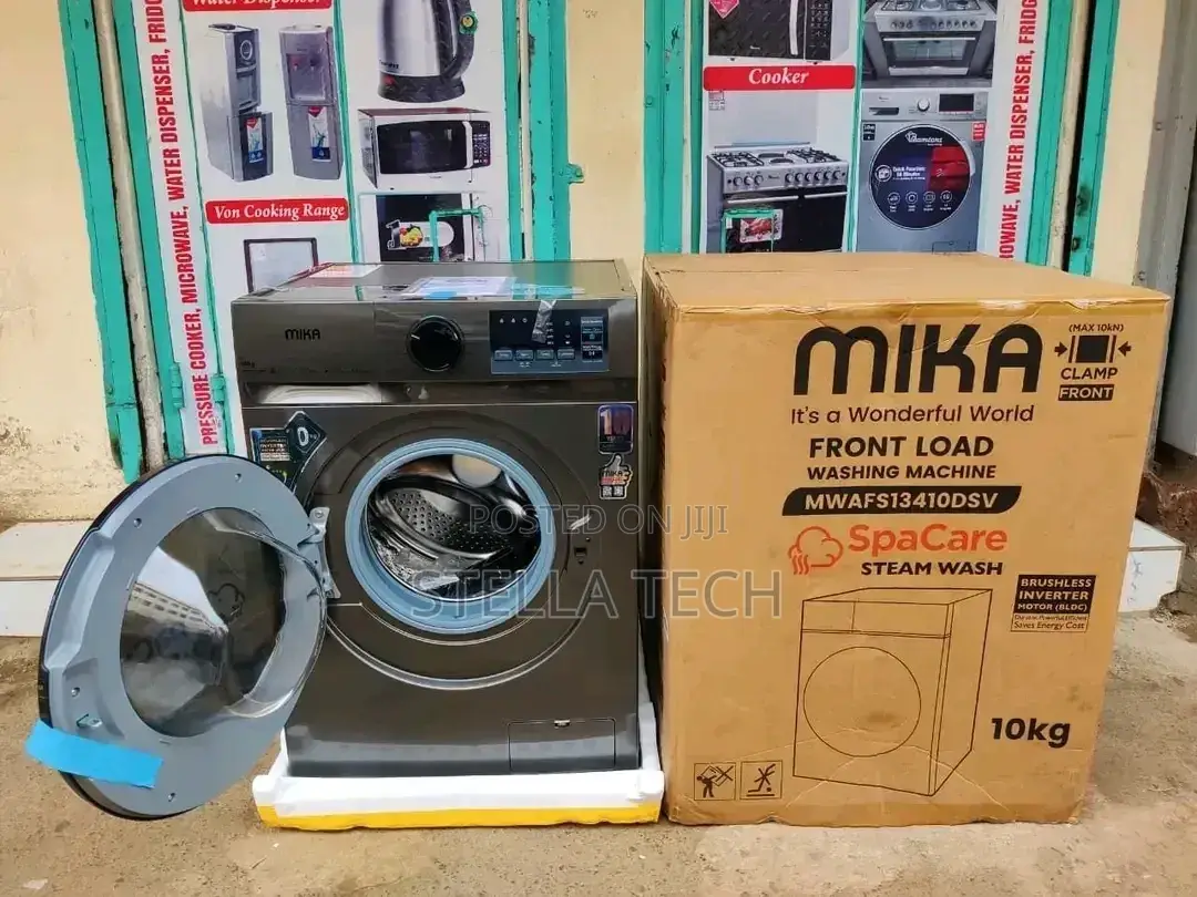 Mika Washing Machine, 10kg Wash and Spin
