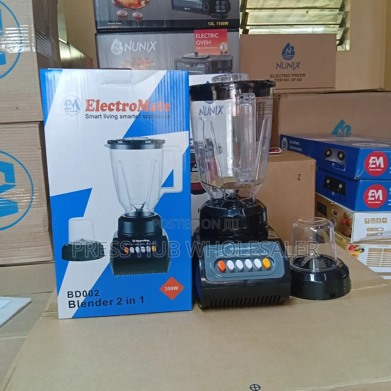 Electromate Bd002 2-in-1 Blender With a 1.5l