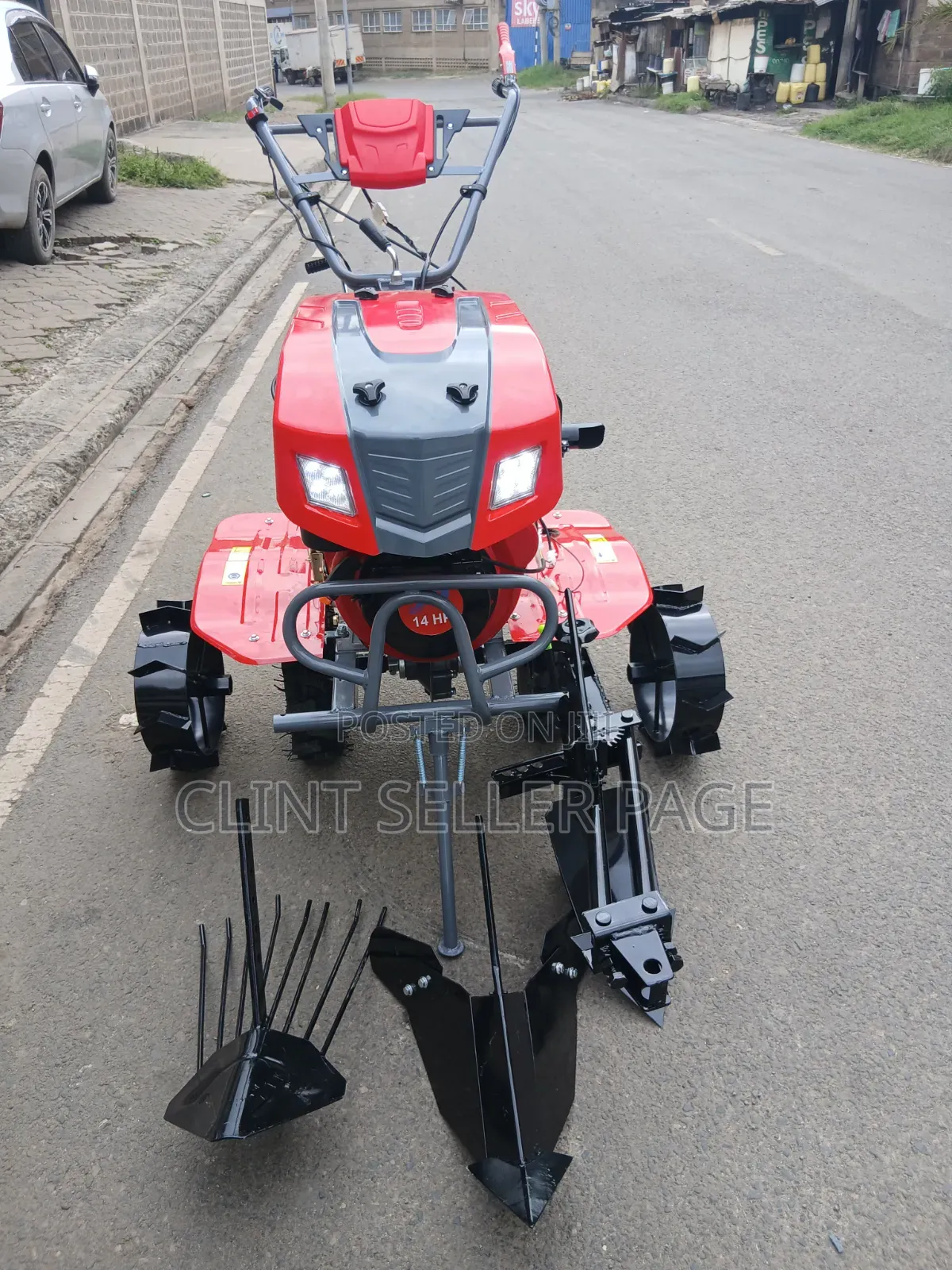 Two Wheel Jd Power Tiller 14hp