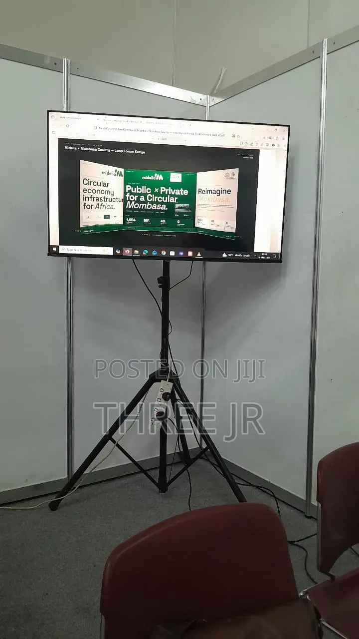 Book With Us Today Set Up of 65inch for Hire