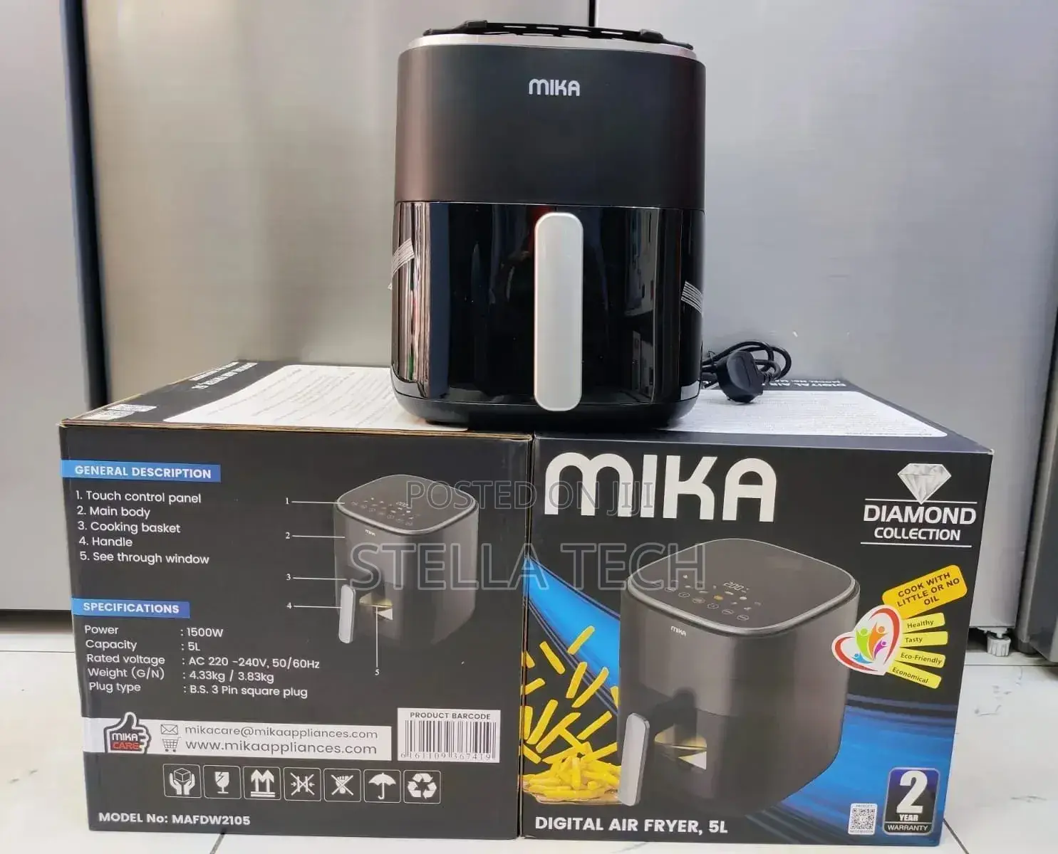 Mika Air Fryer Digital