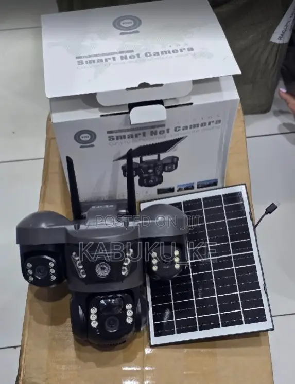 New V380 Pro Triple Lens Solar 4g Camera Vts29-G 6mp