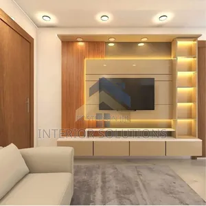 Tv Stand and Wall Panel