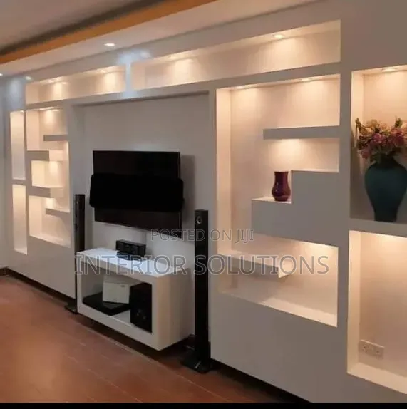 Tv Stand and Wall Panel