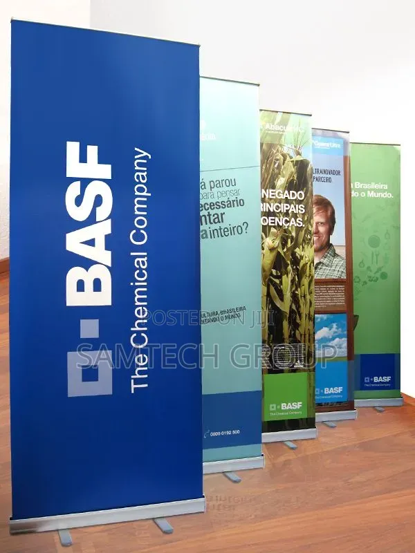 Clean Narrow Base Roll Up Printing