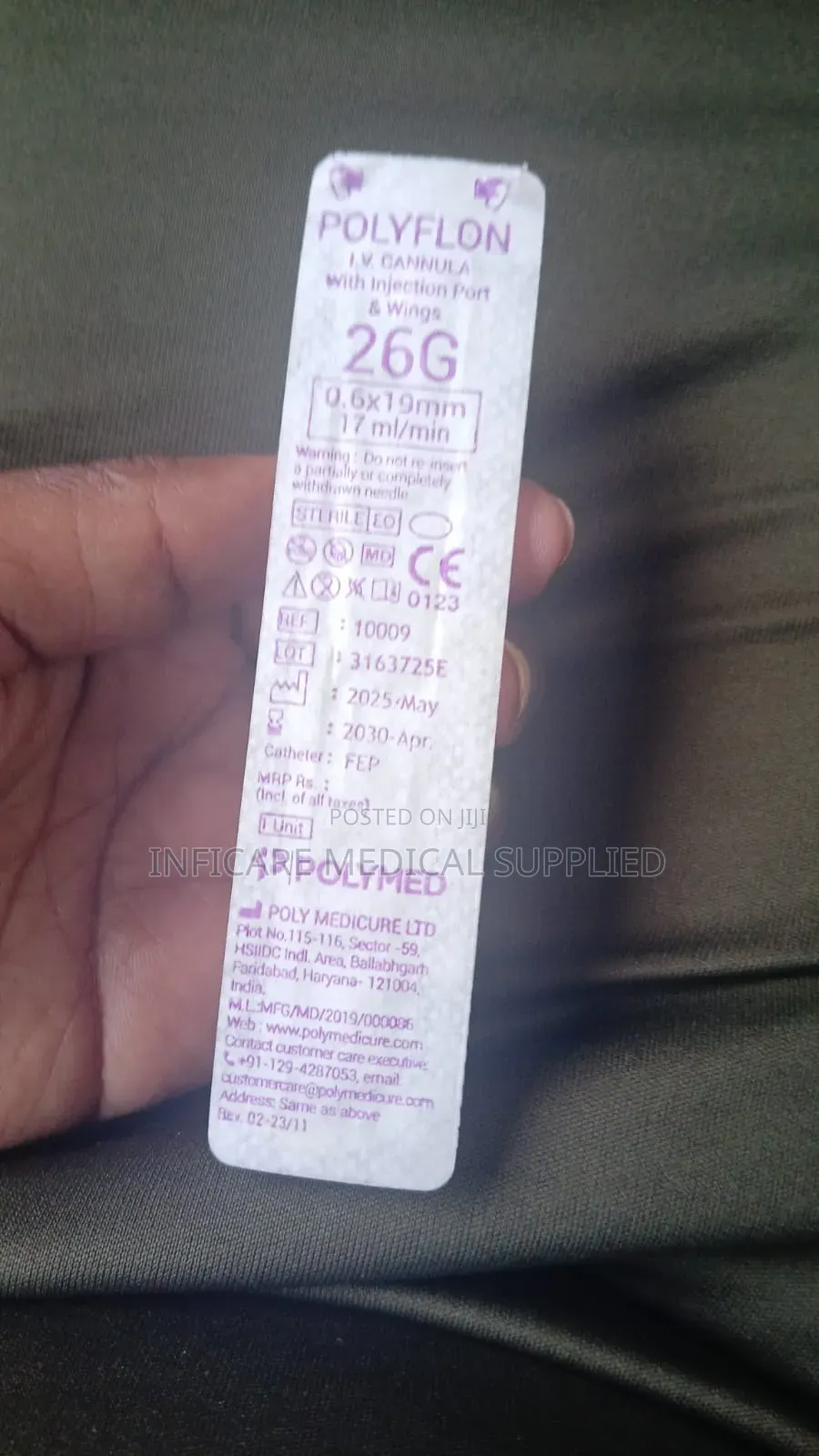 Polymed Iv Cannula G26