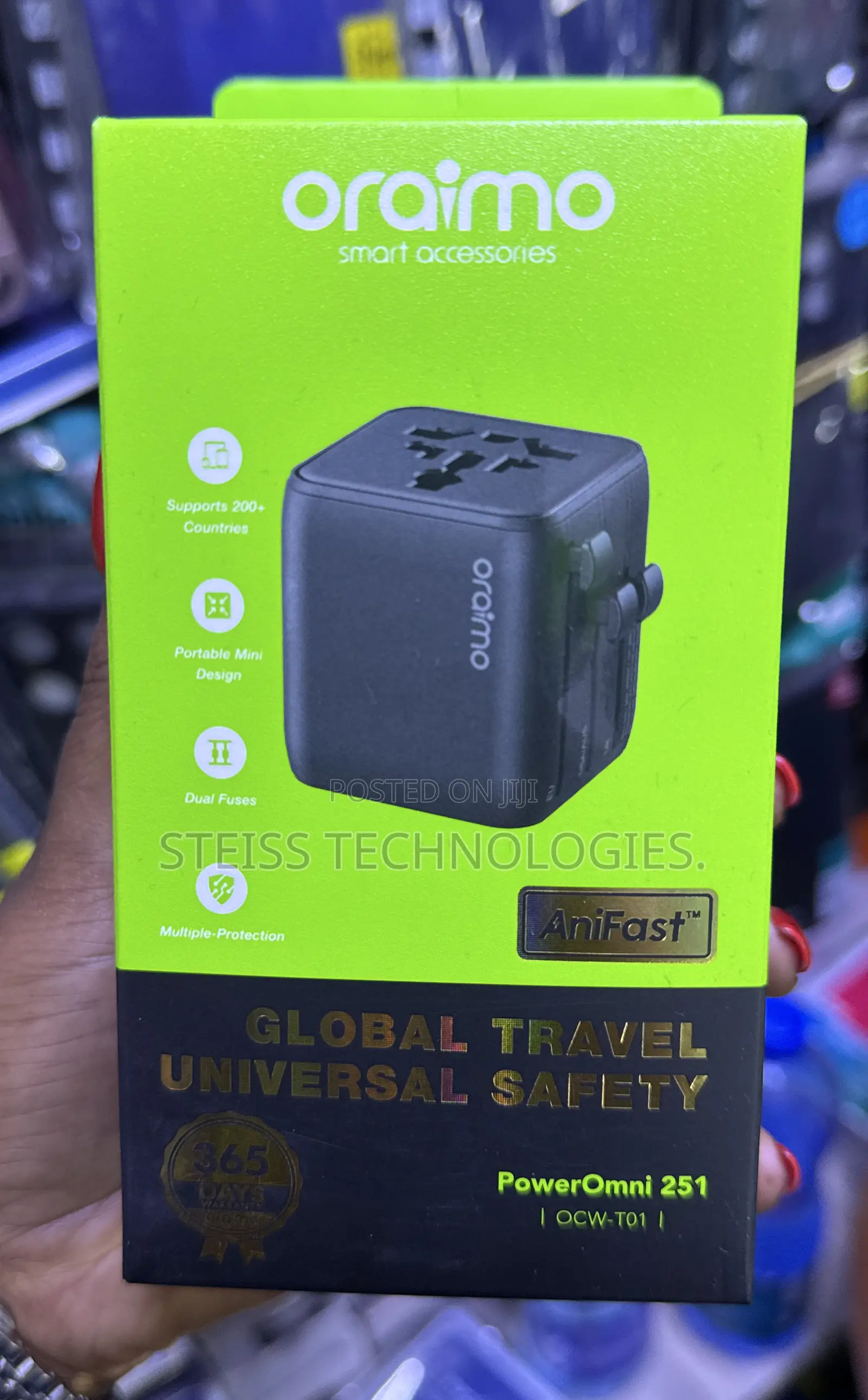 Oraimo Universal Travel Adapter